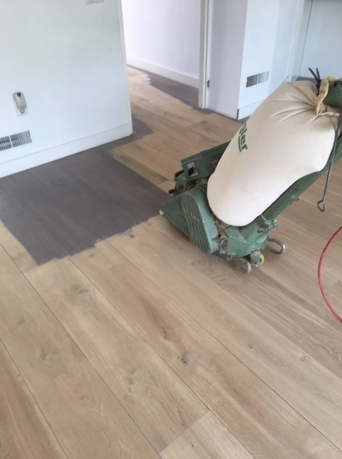 Schuren en afwerken