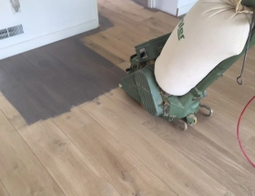 Schuren en afwerken